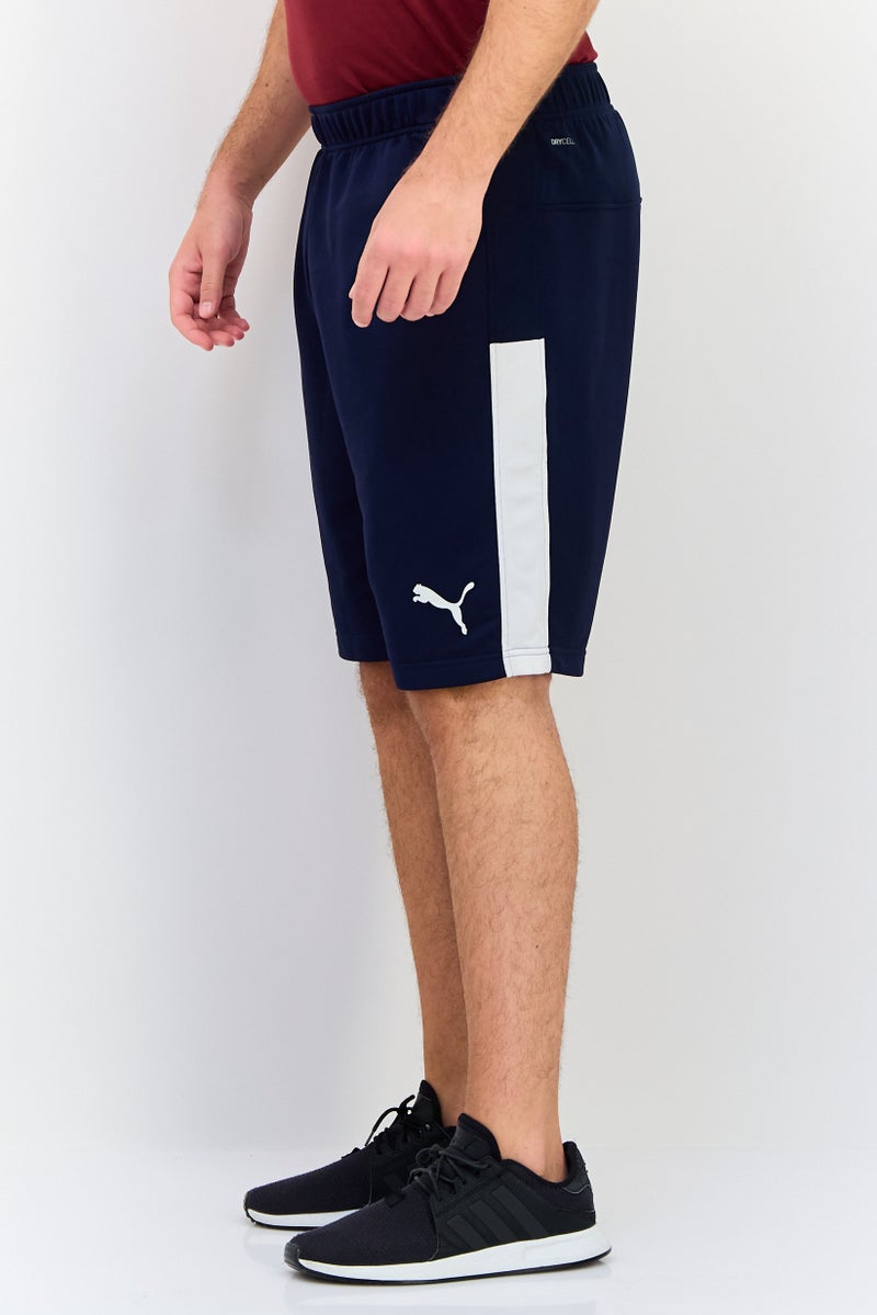 PUMA Men Sportswear Fit Brand Logo Training Shorts, Navy - Image 2