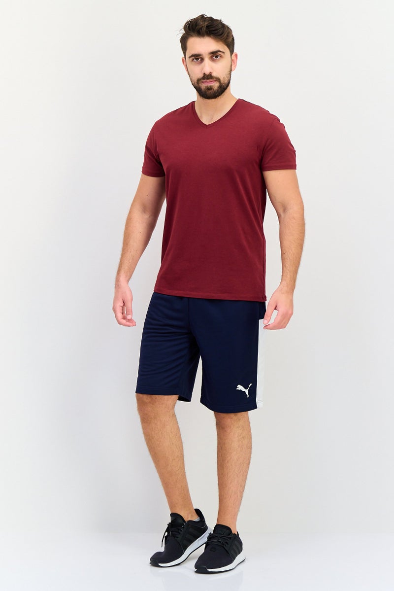 PUMA Men Sportswear Fit Brand Logo Training Shorts, Navy - Image 4