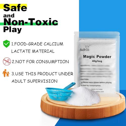 Kiditos عبوة إعادة تعبئة مسحوق الماء السحري من كيديتوس، مجموعة جل الماء الجني، 5 عبوات - Image 4