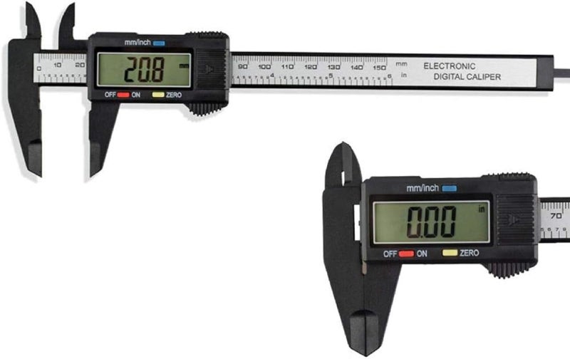 Digital Caliper with LCD Display, 150mm/6inch Range, 0.1mm Resolution, Battery Powered - Image 2
