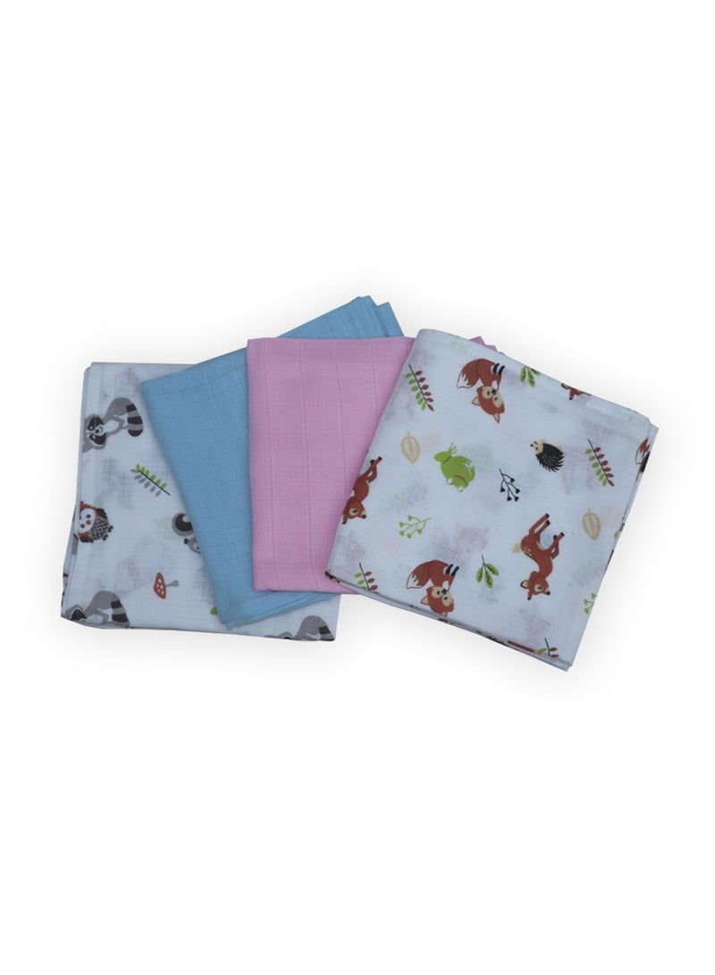 SPACEDOUT MUSLIN SWADDLE BLANKET PACK OF 4 - Image 3