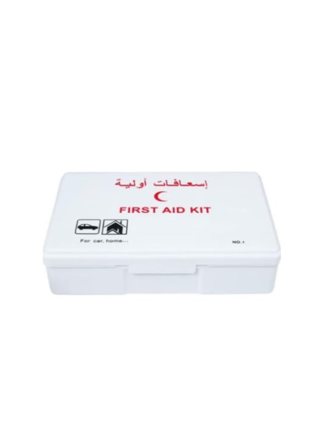 Portable First Aid Kit 42 Pieces in Box – Emergency Medical Kit for Car Home Office & Travel
