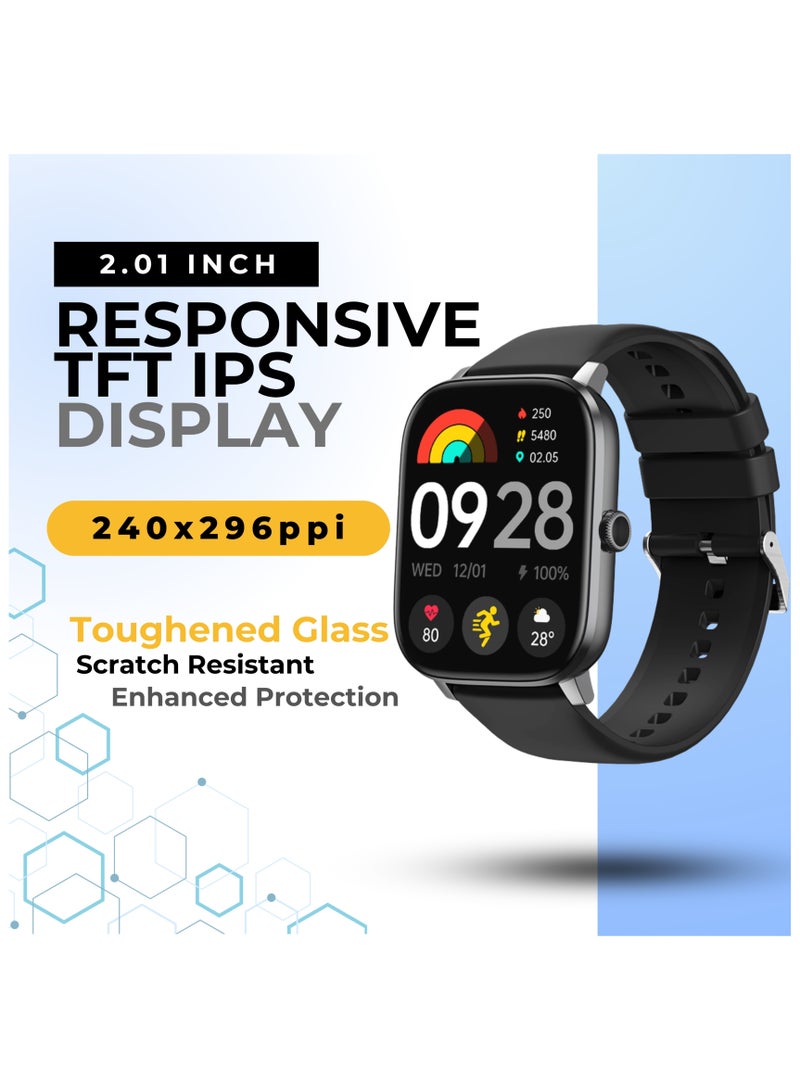 GRABIT G-CREW Smartwatch – Bluetooth Calling, Fitness & 20-Day Standby  - Image 4