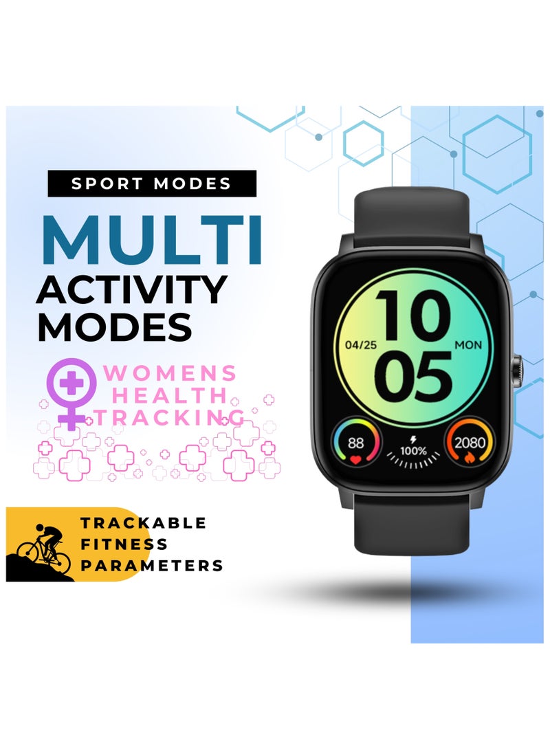 GRABIT G-CREW Smartwatch – Bluetooth Calling, Fitness & 20-Day Standby  - Image 5