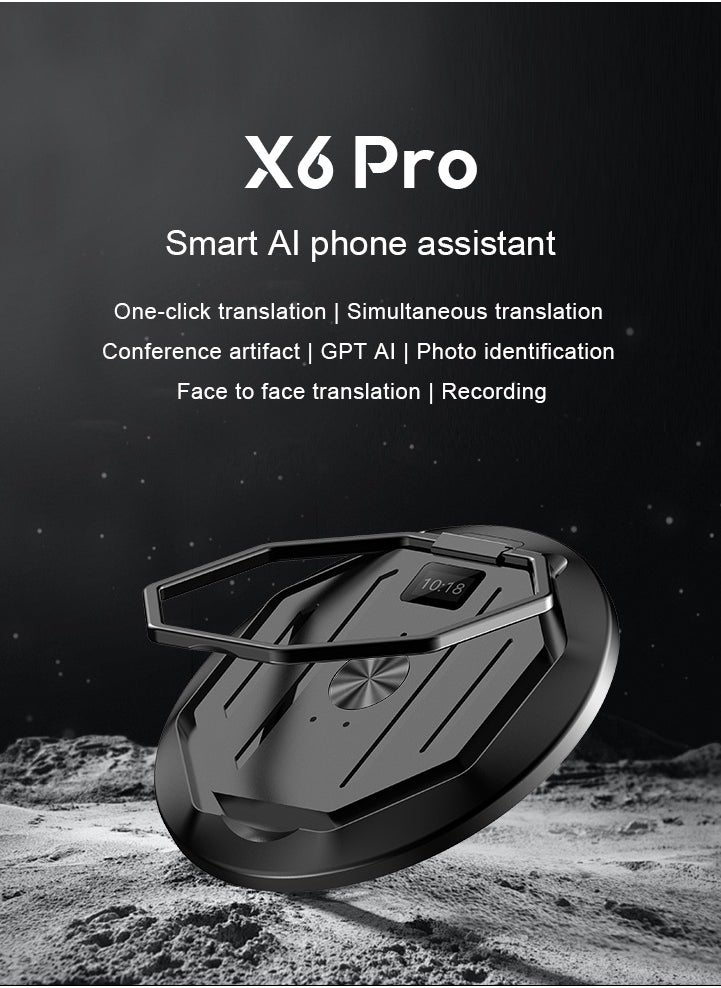 linkship - AI Translator with Magnetic Phone Stand – GPT-Powered Smart Translation Device with 70 Languages, Real-Time Voice & Photo Translation, 32GB Storage, Meeting Transcription, 45-Day Battery Life - Image 1
