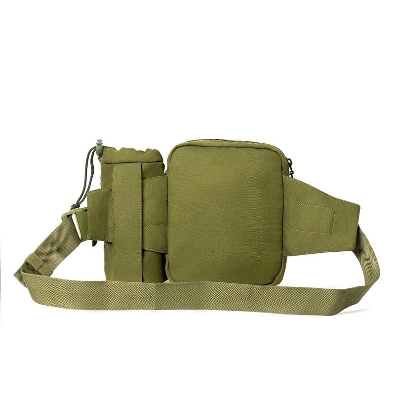 TriPole Waist Pack with Detachable Bottle Holder - Multi-Utility Waist and Sling Bag for Hiking, Cycling, and Backpacking - Image 4