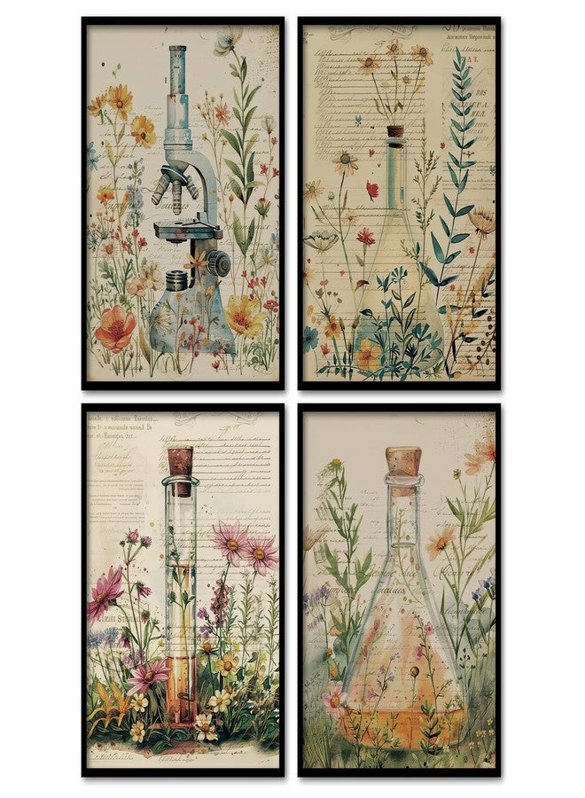 KDHTY Educational Science Posters for Classroom,Classroom Must Have,Science Decor for High School Classroom,Science Decor for Classroom,8x10 Unframed,Set of 4 - Image 1