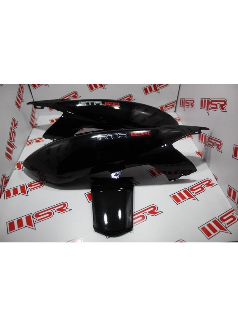 Tvs Apache Rtr 180 cc Seat Lower Fairing Black