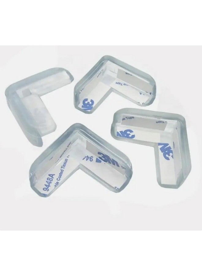 Baby Proof Corner Protectors, 12 Pack Clear Transparent L-Shaped Bumper Cushion for Sharp Corners, Furniture Corners and Edges Protector for Baby Safety - Image 4