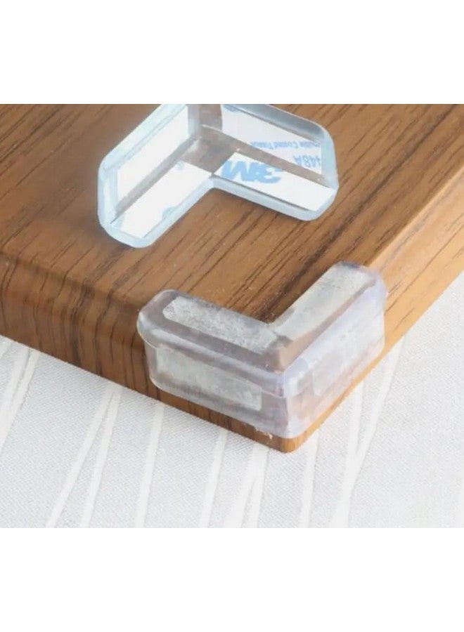 Baby Proof Corner Protectors, 12 Pack Clear Transparent L-Shaped Bumper Cushion for Sharp Corners, Furniture Corners and Edges Protector for Baby Safety - Image 5