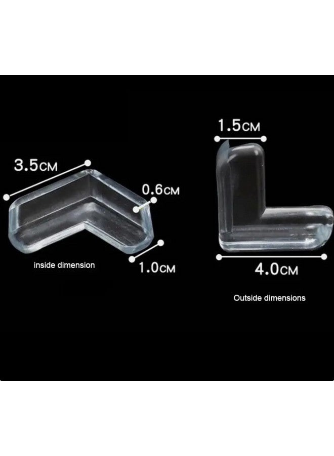 Baby Proof Corner Protectors, 12 Pack Clear Transparent L-Shaped Bumper Cushion for Sharp Corners, Furniture Corners and Edges Protector for Baby Safety - Image 3