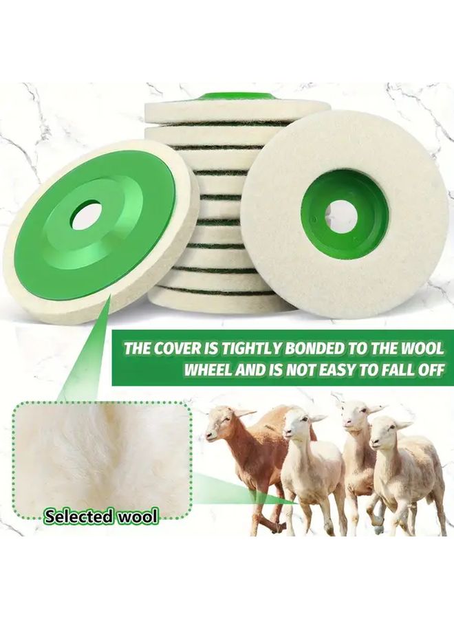 5pcs Heavy Duty Plastic Polishing Wheel Discs 100mm Angle Grinder Wear Resistant - Image 2