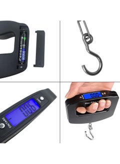Chabeia 50kg/10g Portable Digital Luggage Scale – LCD Hanging Weight Hook for Travel – Accurate Home Electronic Scale for Suitcases  - Image 5