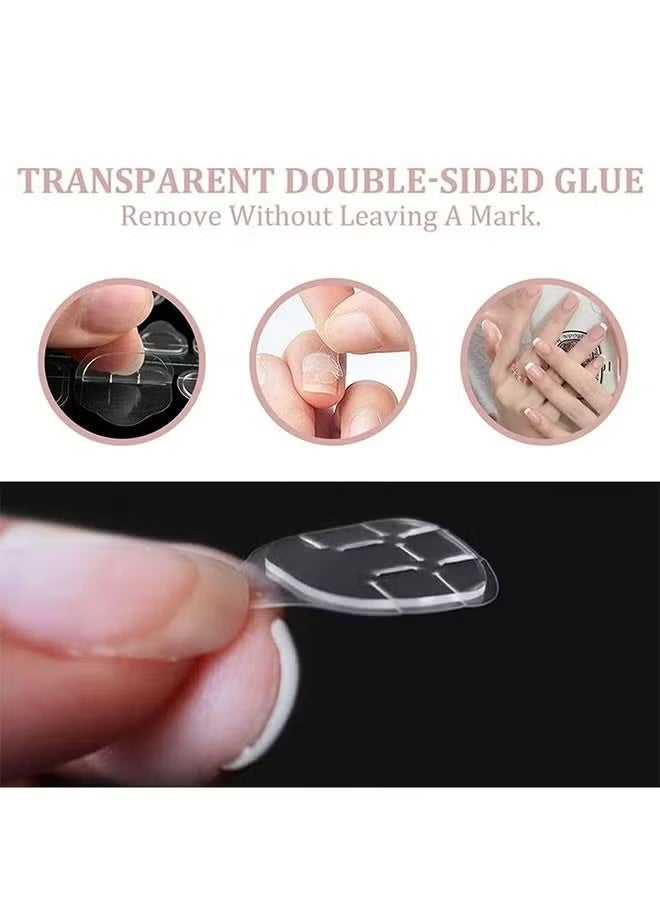 24 قطعة الأظافر الفرنسية وهمية - Image 4