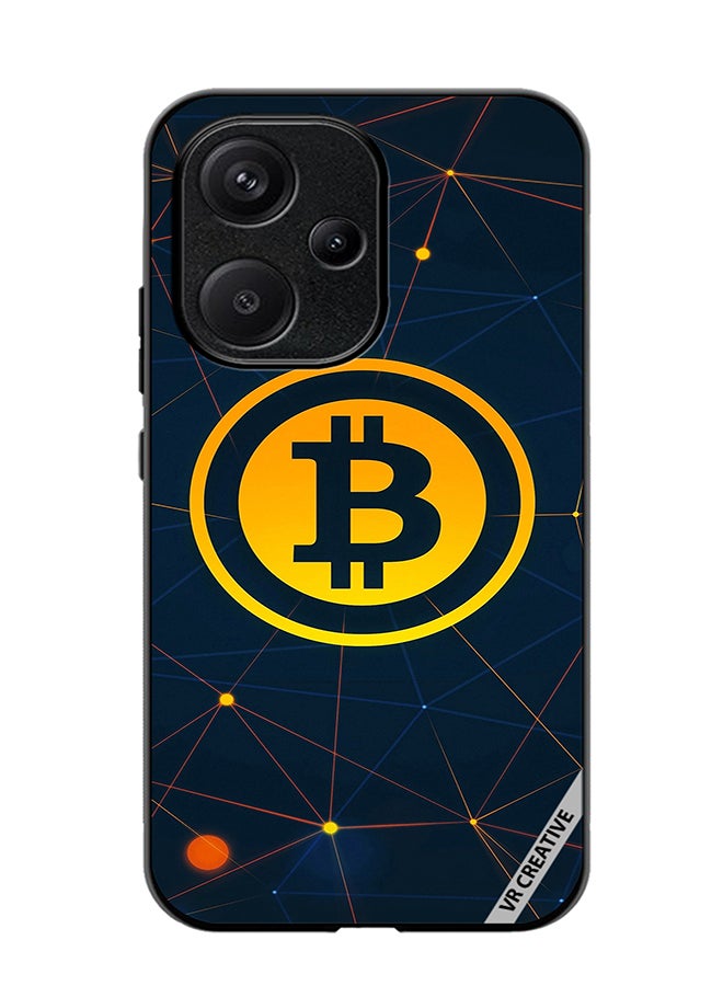 VR CREATIVE Protective Case Cover For Xiaomi Redmi 13C 5G Bitcoin Design Multicolour - Image 1