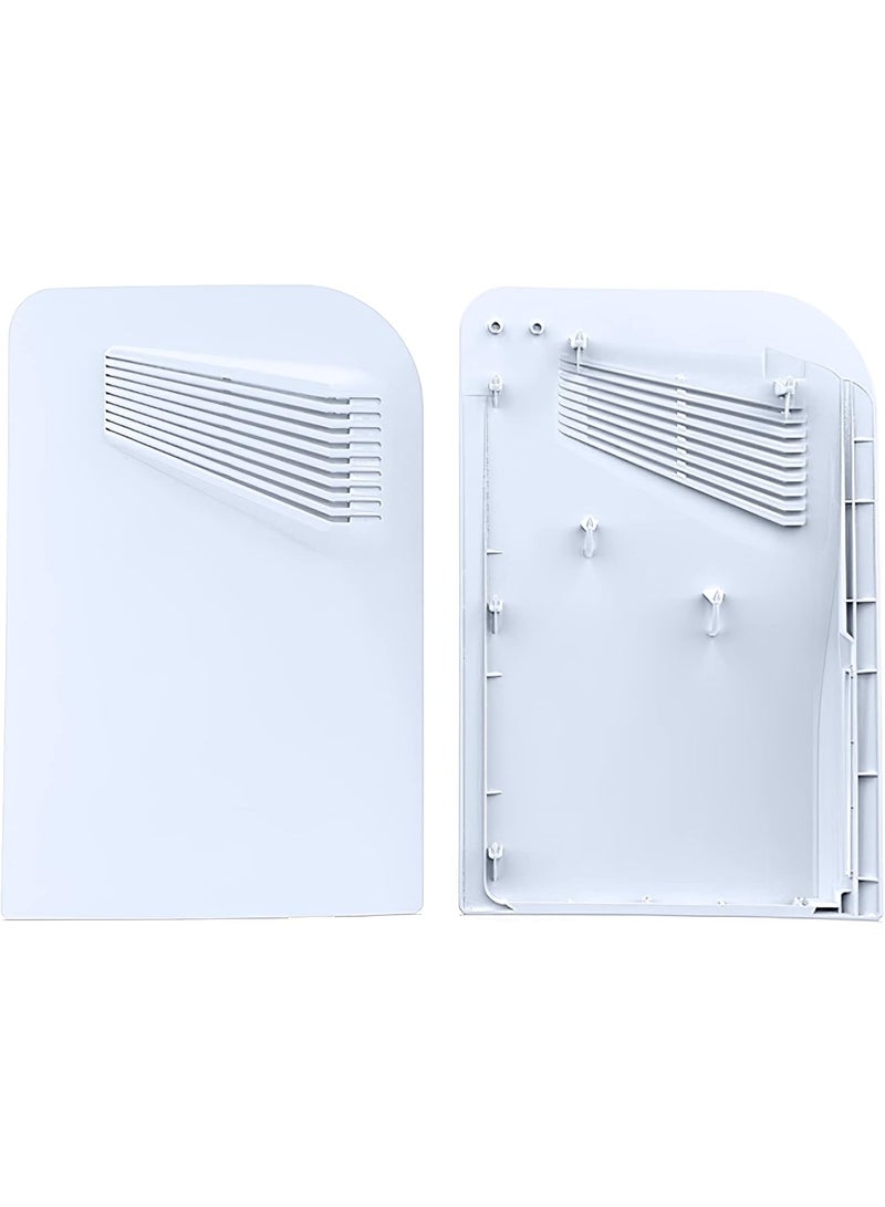 Disc Edition Face Plates with Cooling Vents Cover Skins Shell Panels for PS5 Console, Accessories for  Protective Shell Replacement Faceplate (White) - Image 4