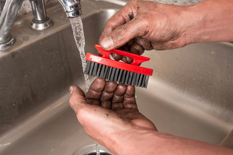 Performance Tool 20222 Heavy Duty Nylon Bristle Brush with Easy Grip Handle for Tough Cleaning Jobs - Image 3