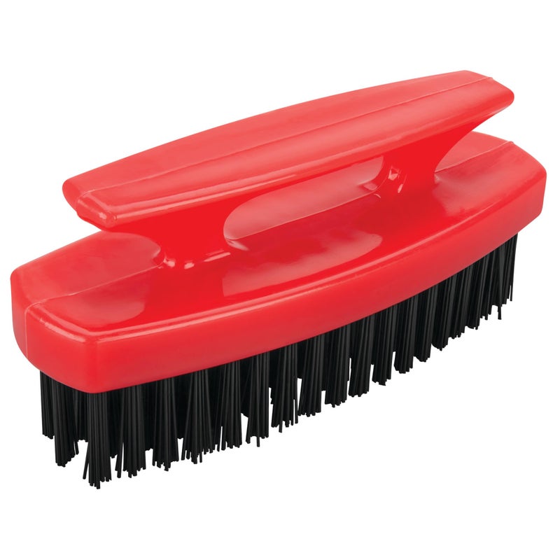 Performance Tool 20222 Heavy Duty Nylon Bristle Brush with Easy Grip Handle for Tough Cleaning Jobs - Image 1
