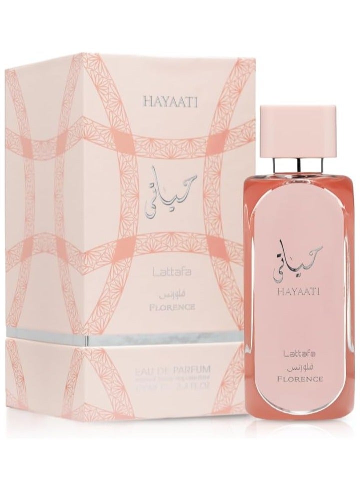Lattafa Hayaati Florence Eau de Parfum 100ML - Image 1