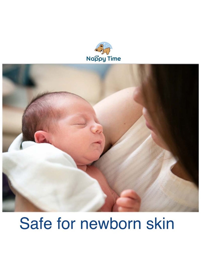 Nappy time - Baby Wipes 99.9 Percent Water with Chamomile 60x4 - 240 wipes - Image 1