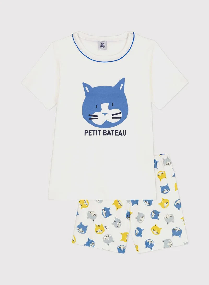 Petit Bateau Kids Graphic Pyjama Set