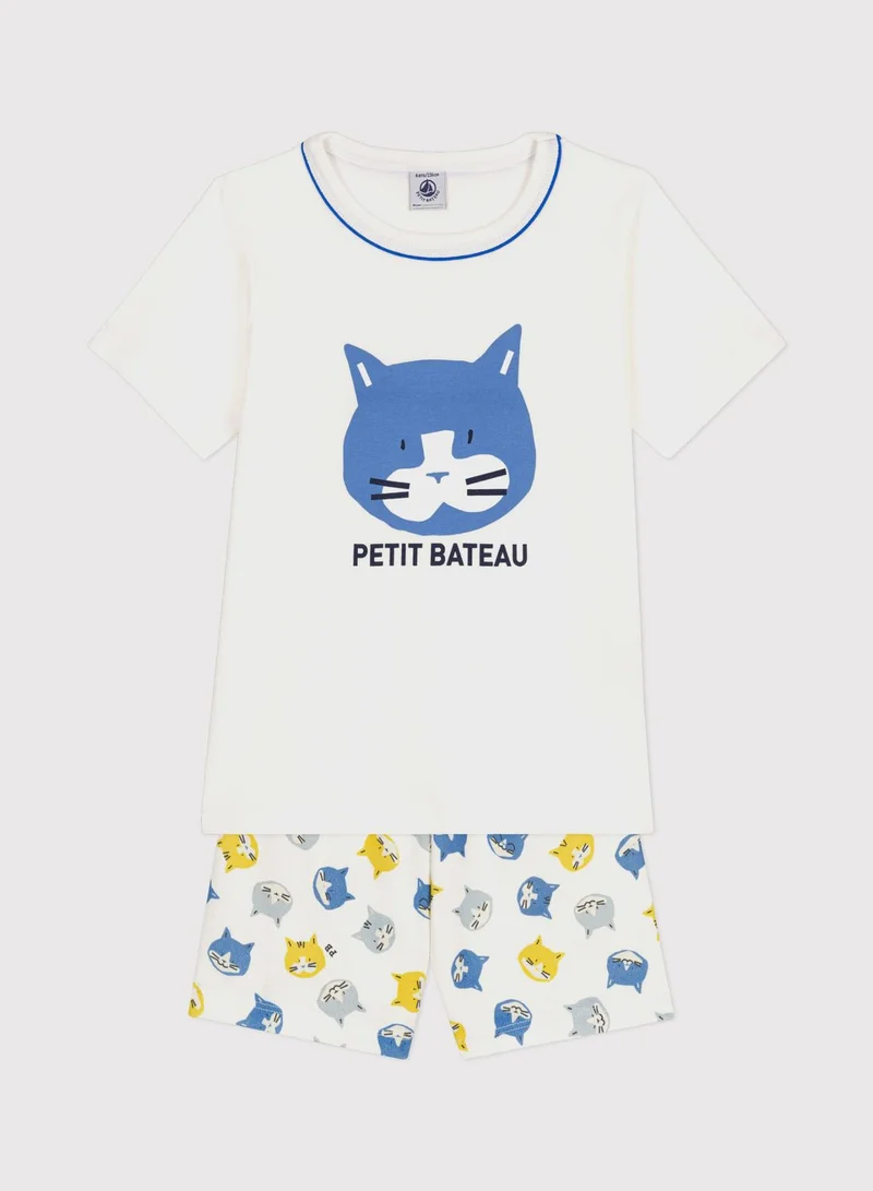 Petit Bateau Kids Graphic Pyjama Set