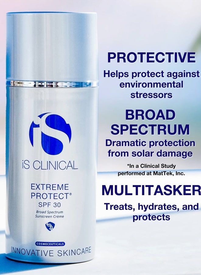 iS CLINICAL Extreme Protect SPF 30 Sunscreen, Everyday Moisturizer with SPF, Hydrating Treatment Sunscreen - Image 2