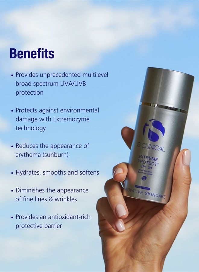 iS CLINICAL Extreme Protect SPF 30 Sunscreen, Everyday Moisturizer with SPF, Hydrating Treatment Sunscreen - Image 4