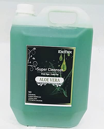 EXOTIKK Super Cleanser Aloe Veera Face Hand Wash 5 Liter Pack of 1 - Image 1