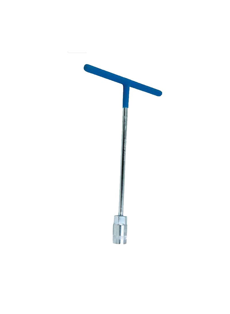 T-Type Wrench 17mm Blue Dipped Handle Chrome Plated with Card Starex Brand