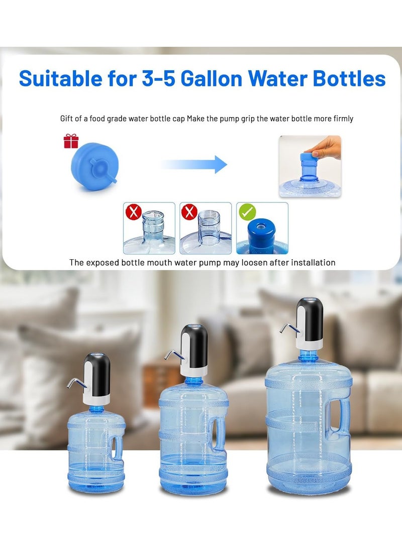 Generic Automatic Water Dispenser Pump – USB Rechargeable Electric Drinking Water Pump with One-Touch Switch – Portable Gallon Bottle Pump for Home, Kitchen & Office multicolor - Image 5