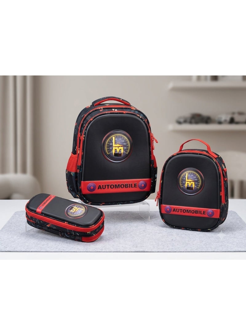 school backpack bag set with lunchbag and pencil case,size 16 - Image 1