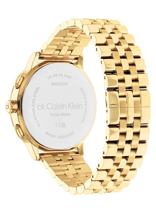 CALVIN KLEIN Men's Analog Round Stainless Steel Wrist Watch 25000037 - 44 mm - Image 3