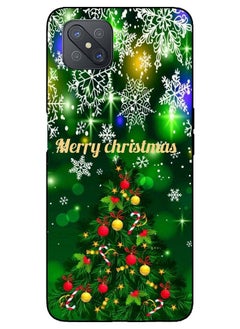 Service Zone Protective Printed Mobile Cover Merry Christmas And Happy New Year For Oppo A92S  - Image 1