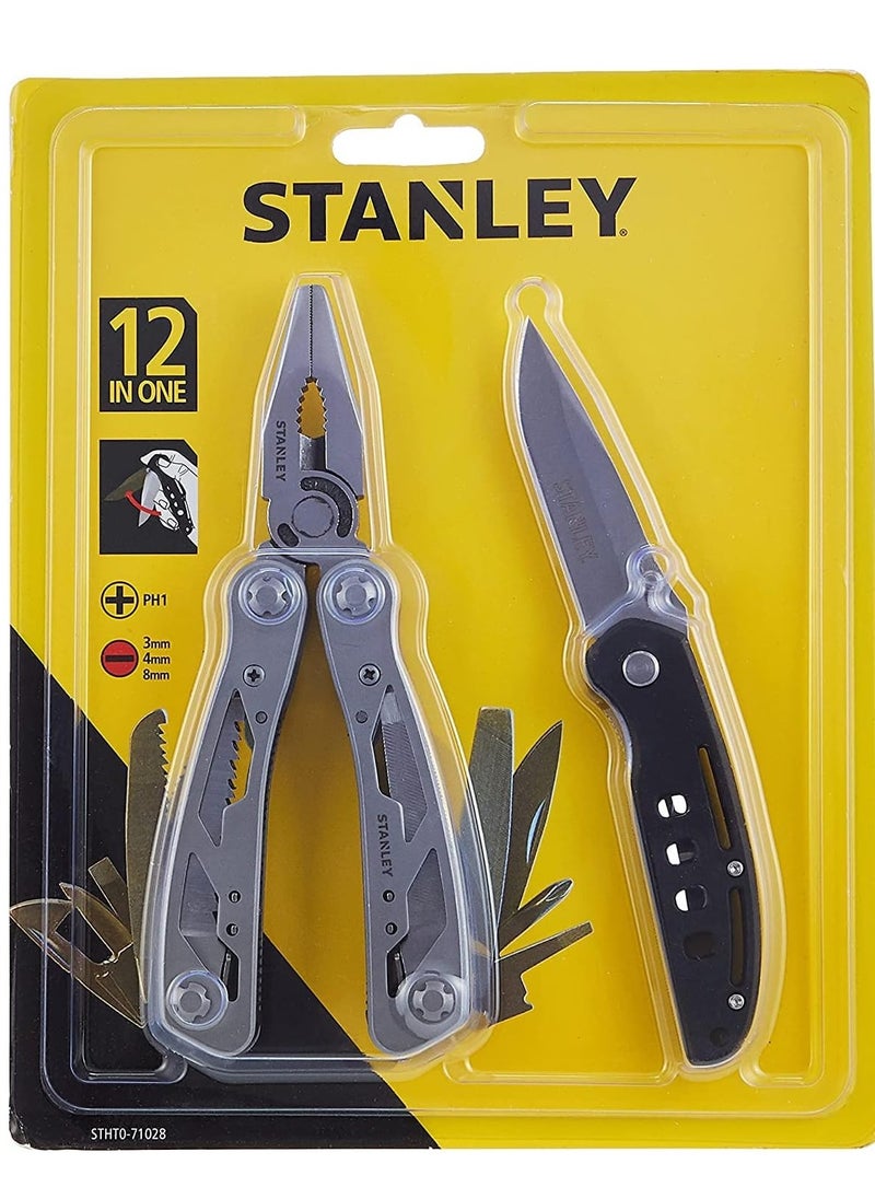 Stanley - Stanley Stht0-71028 Folding Utility Knife Multi Tool, STHT0-71028 - Image 1