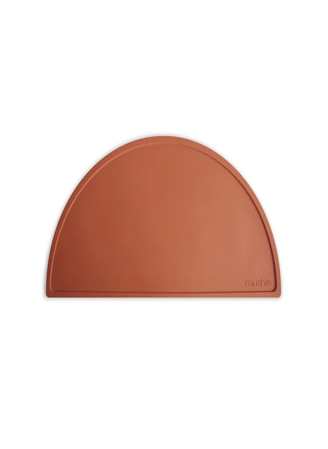 mushie Silicone Feeding Placemat - Clay