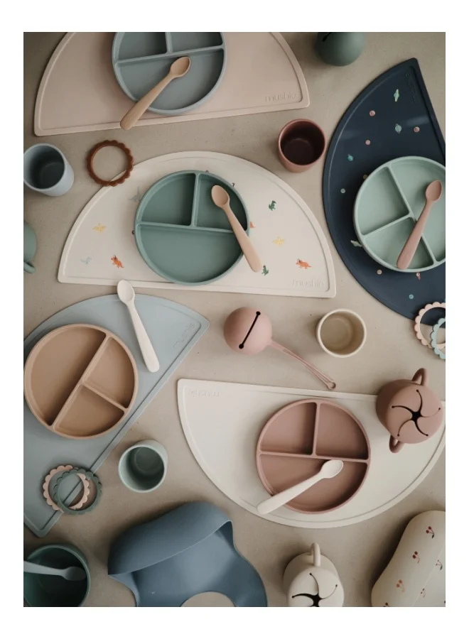 mushie Silicone Feeding Placemat - Clay