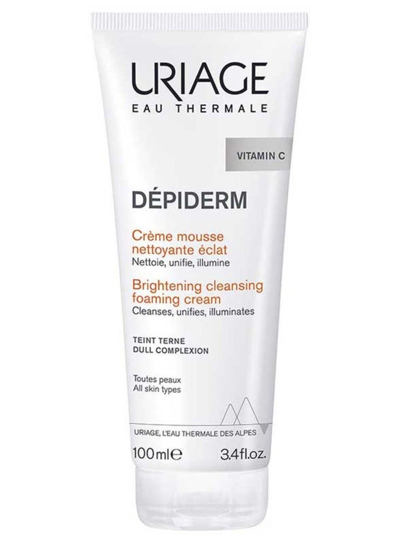 Uriage Depiderm Brightening Cleansing Foaming Cream 100ml - Image 1