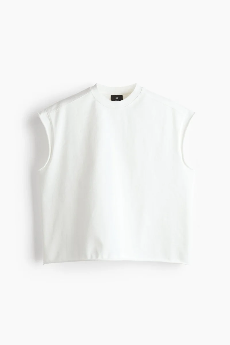 H&M  Oversized Fit Boxy vest top for Men | Best Price UAE