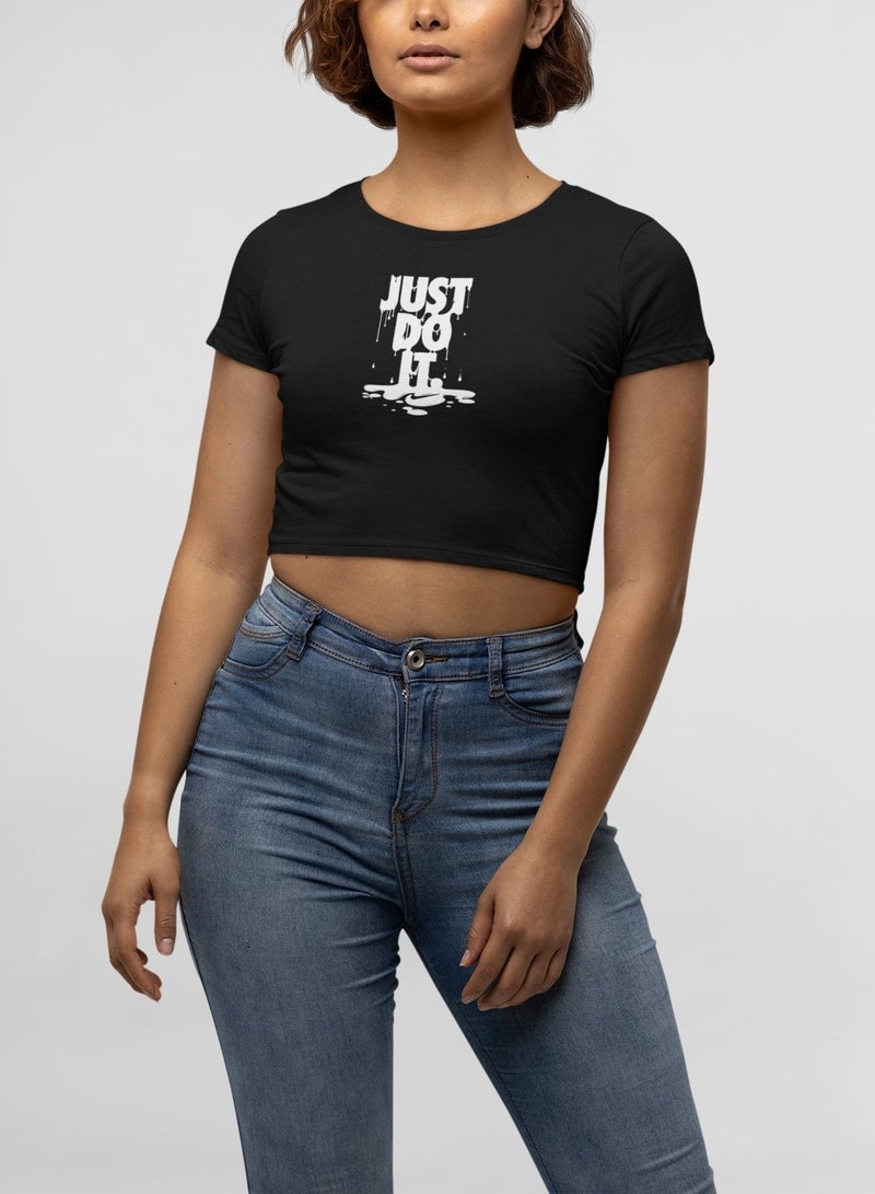 MERCH Just Do It: Ignite Your Inner Motivation with Our Inspiring Crop Top - Image 1