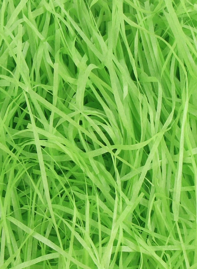 DIYASY Easter Green Grass Basket Filler, 200g Shredded Paper Crinkle Cut Raffia for Gift Box Christmas Packaging Decoration 7 Oz - Image 2