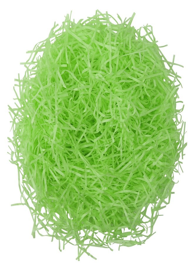 DIYASY Easter Green Grass Basket Filler, 200g Shredded Paper Crinkle Cut Raffia for Gift Box Christmas Packaging Decoration 7 Oz - Image 1