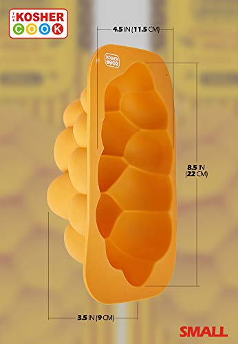 The Kosher Cook Silicone Braided Challah Mold - Small - Braided Oval Challah Pan - Challah Bread Baking Mold - No Shaping Required - Image 2
