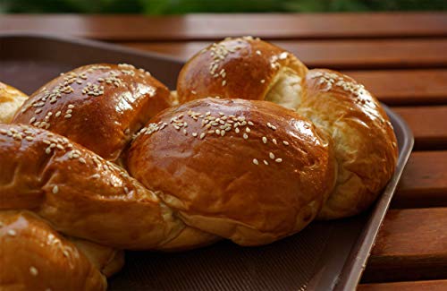 The Kosher Cook Silicone Braided Challah Mold - Small - Braided Oval Challah Pan - Challah Bread Baking Mold - No Shaping Required - Image 4