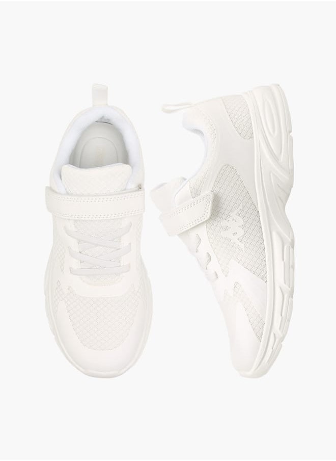 Kappa - Boys Textured Sports Shoes With Hook And Loop Closure - Image 1