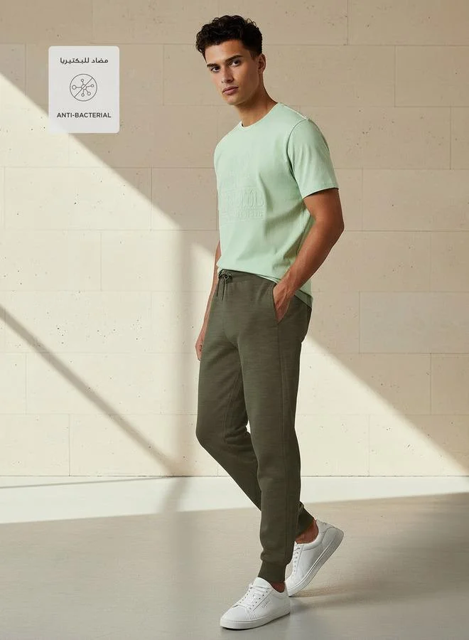 Kappa  Men Regular Fit Joggers with Drawstring Waist for Men | Best Price UAE