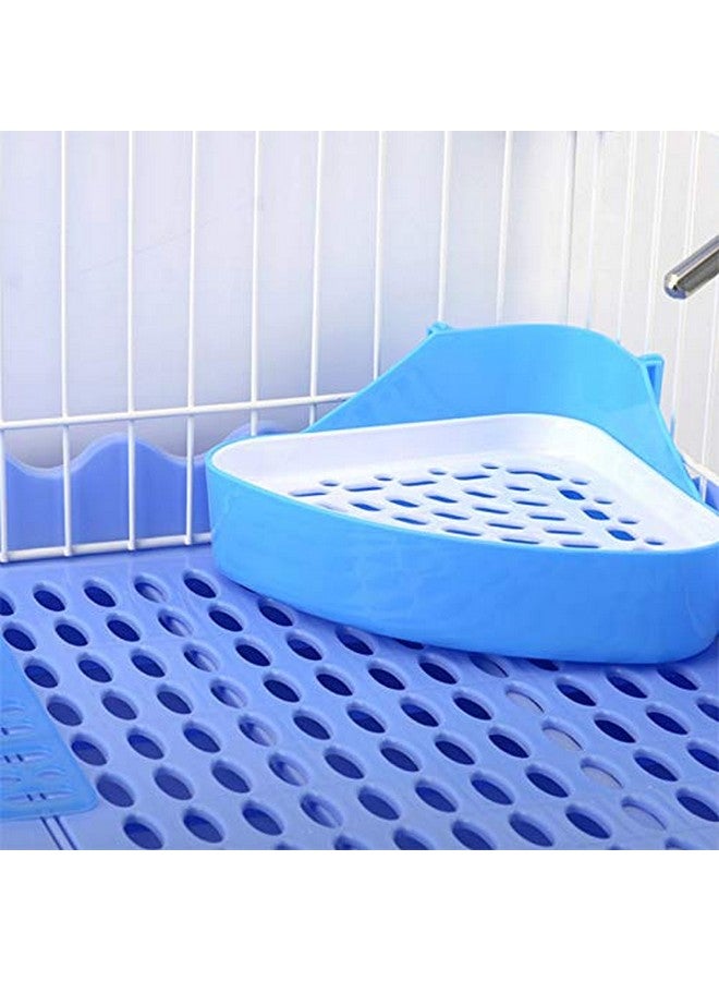 kathson Small Litter Box Guinea Pig Litter Tray Ferret Potty Training Corner Litter Pan Cage Cleaner Litter Scooper for Chinchillas Drawf Rabbits - Image 4