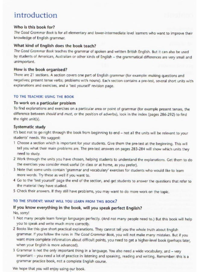 كتاب القواعد الجيدة (The Good Grammar Book) - تأليف مايكل سوان و كاثرين والتر - Image 3