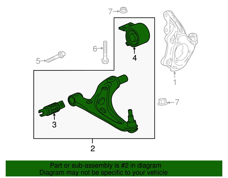 DSP Control Arm / Ball Joint – Part No. 85117101 DSP