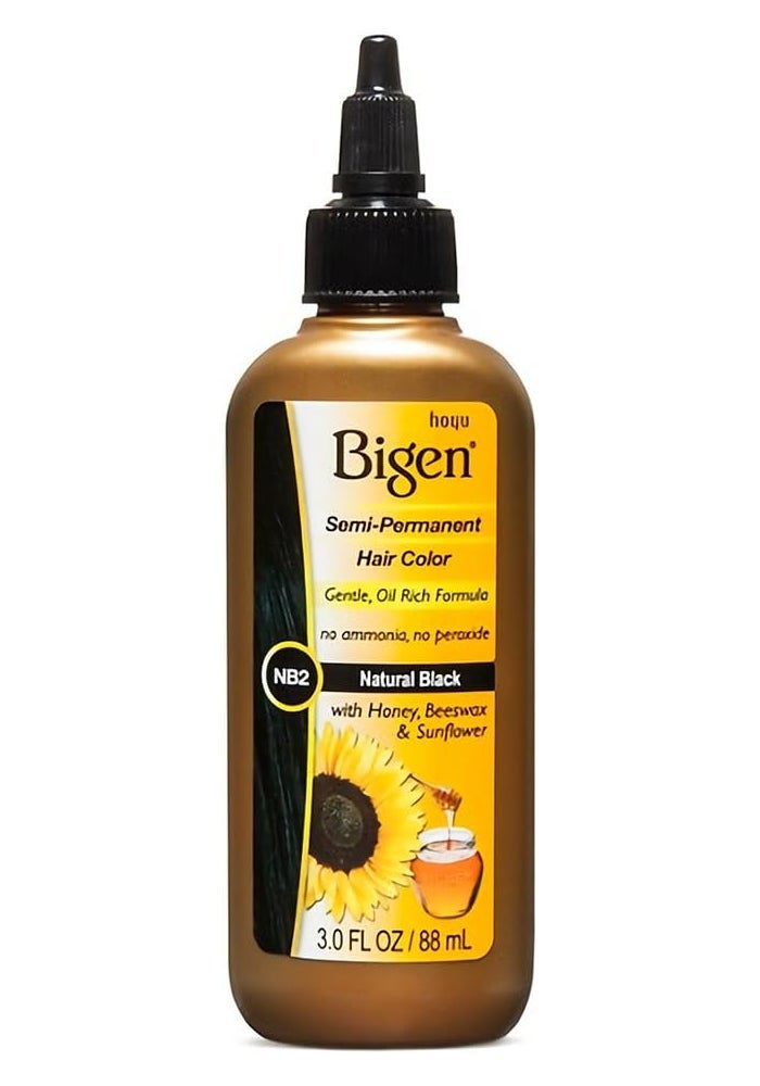 Bigen Semi-Permanent Hair Color in Natural Black - 3 Fl Oz - Image 1